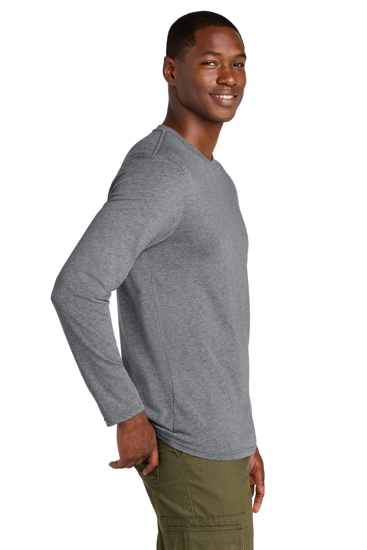 GphHeather District Perfect Weight CVC Long Sleeve Tee DT185