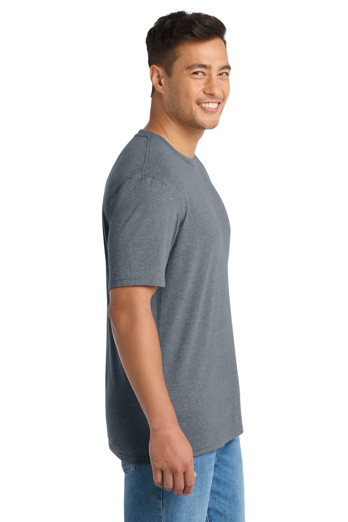 GphHeather Port & Co Tri-Blend Tee. PC330