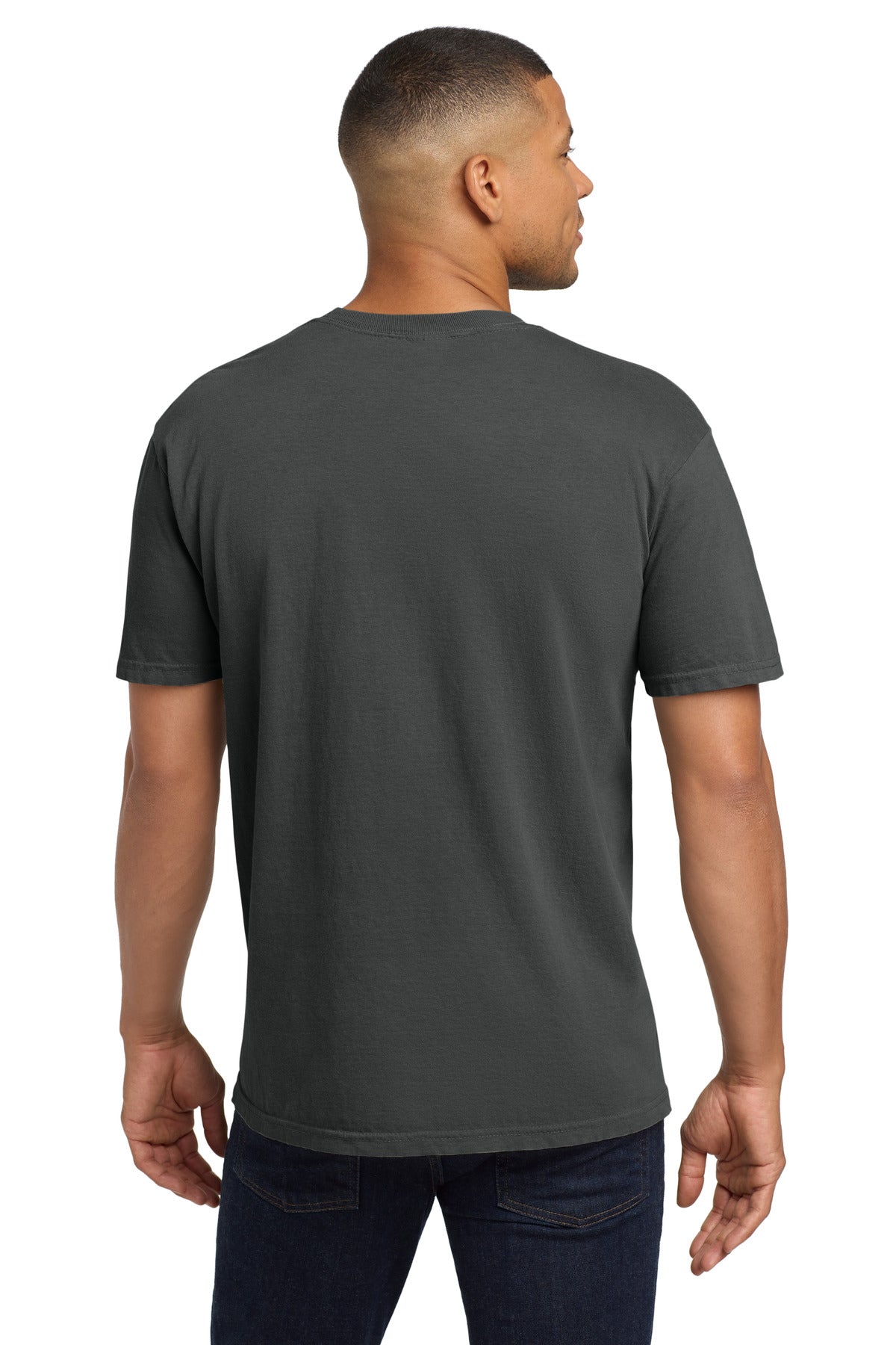 Graphite COMFORT COLORS Heavyweight Ring Spun Pocket Tee. 6030