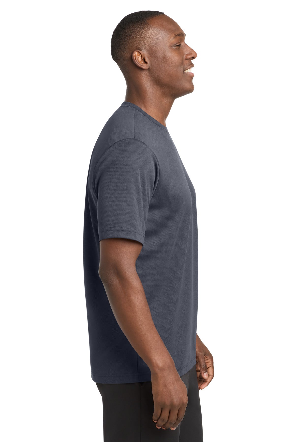Graphite Grey Sport-Tek PosiCharge RacerMesh Tee. ST340