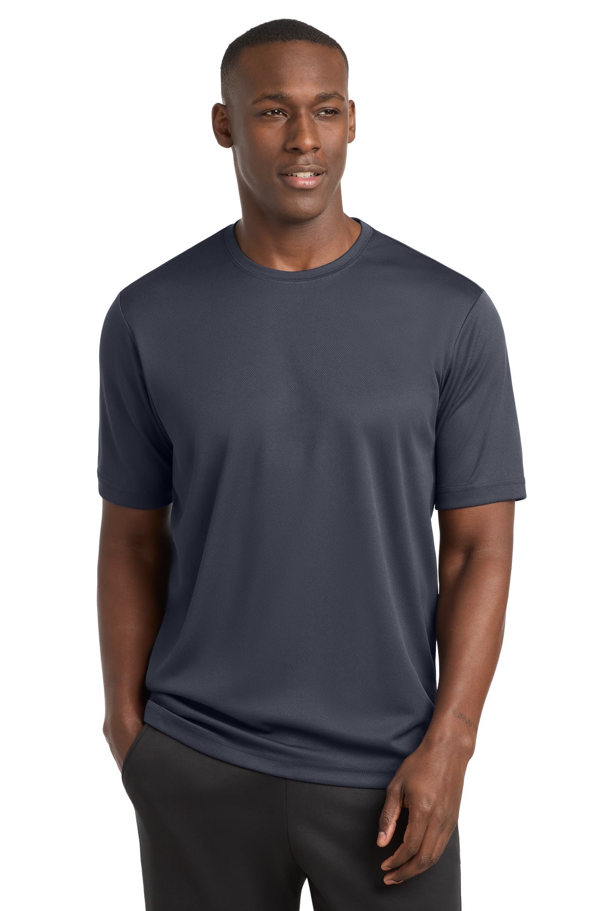 Graphite Grey Sport-Tek PosiCharge RacerMesh Tee. ST340