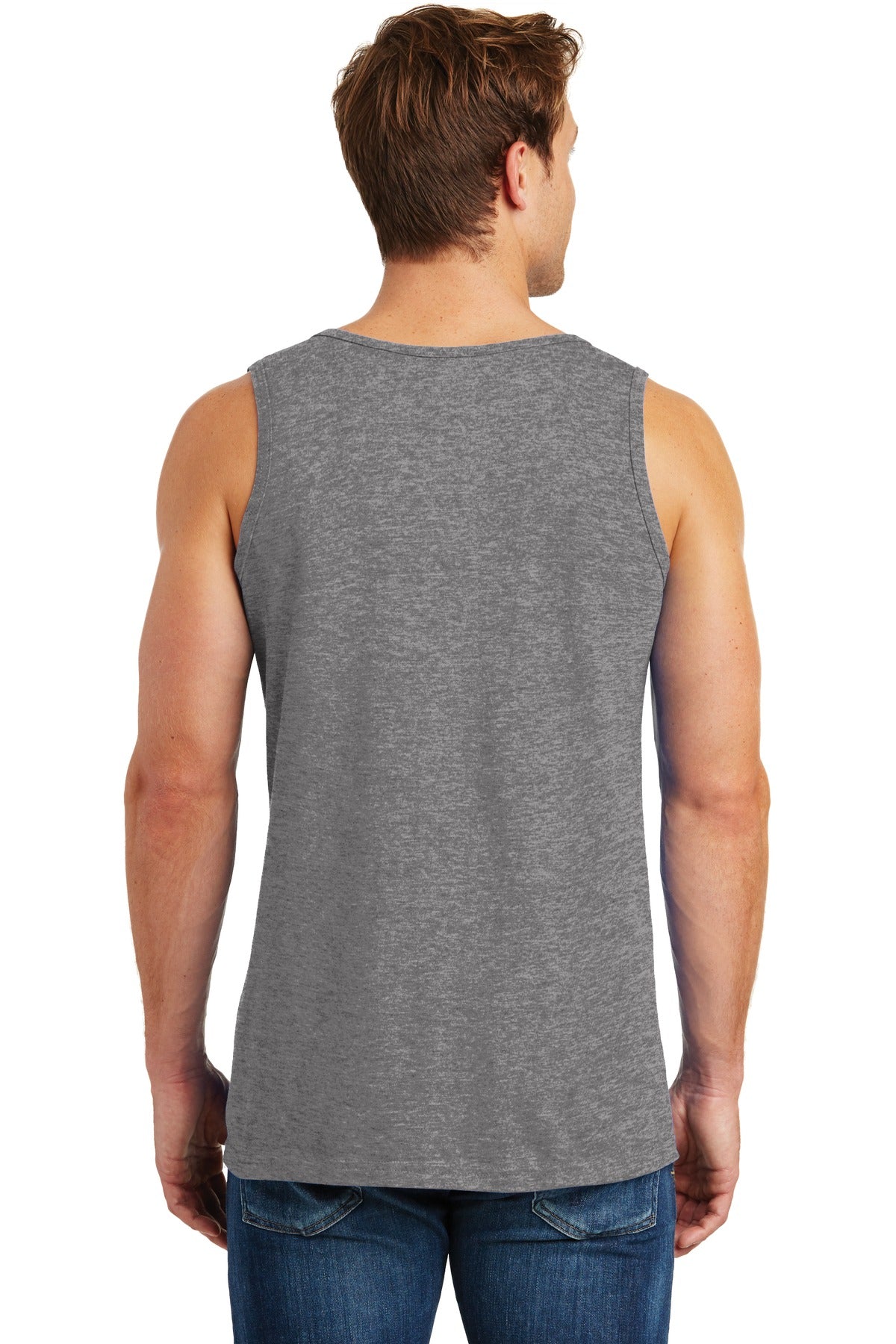 Graphite Hthr Gildan Heavy Cotton Tank Top. G5200