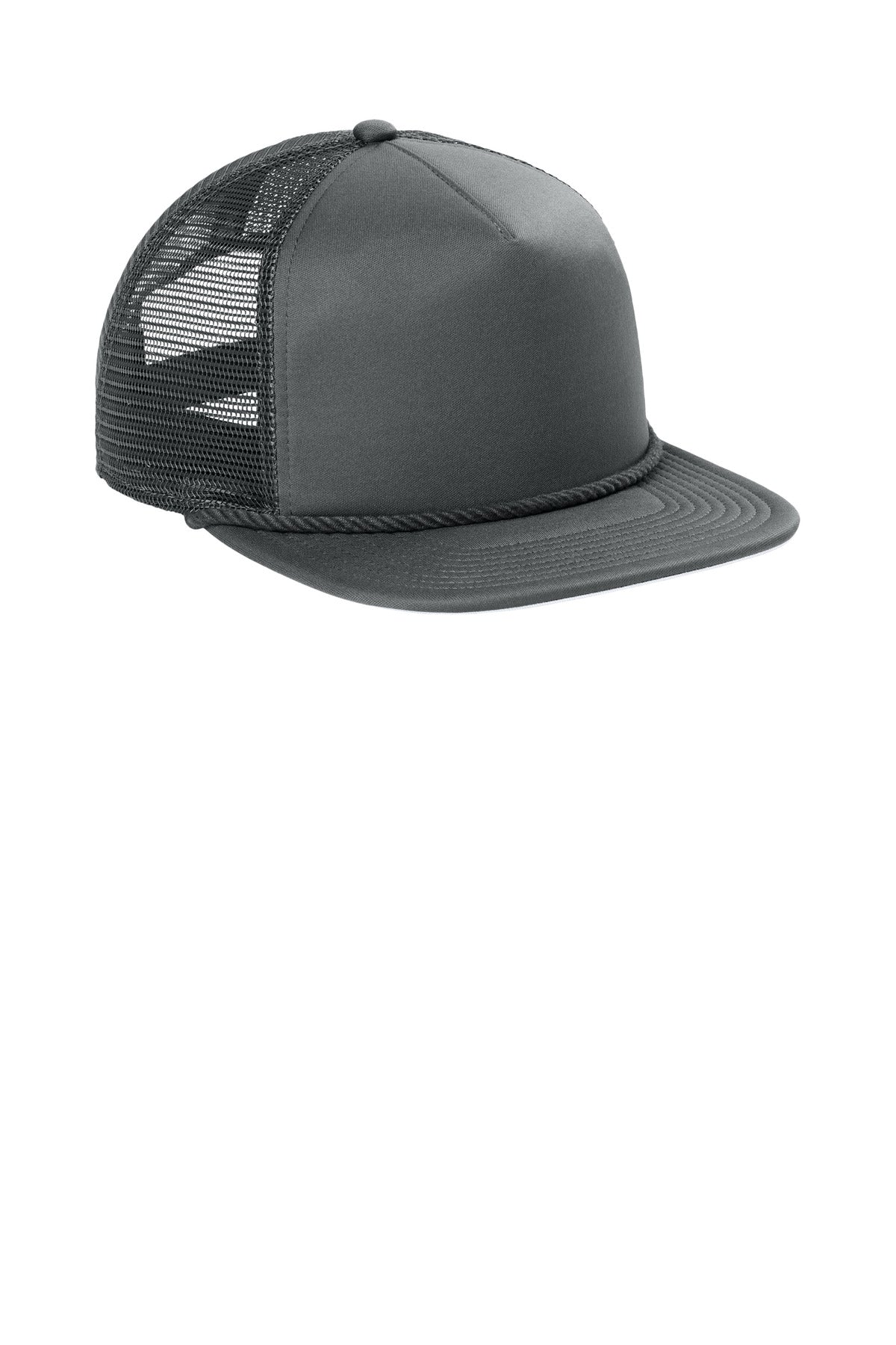 Graphite New Era Foam Rope Trucker Cap NE410