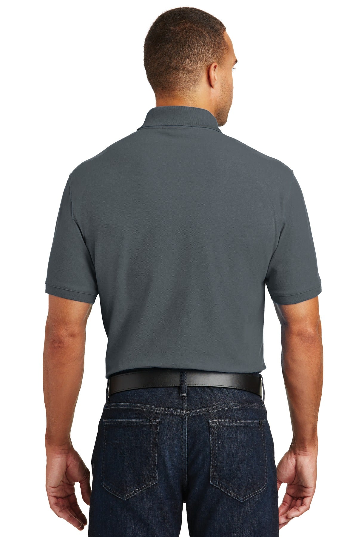Graphite Port Authority Core Classic Pique Polo. K100