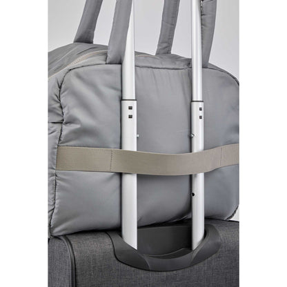 Gray Puffer Recycled Duffle Bag