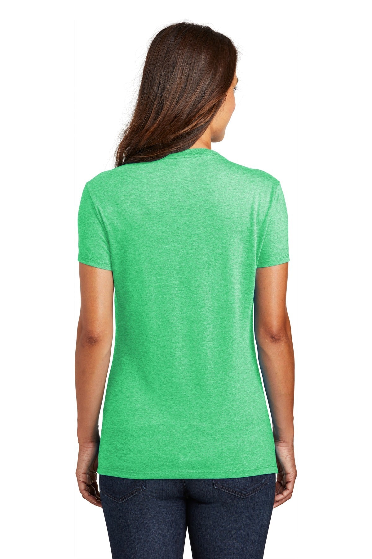 Green Frost District Women's Perfect Tri Tee. DM130L