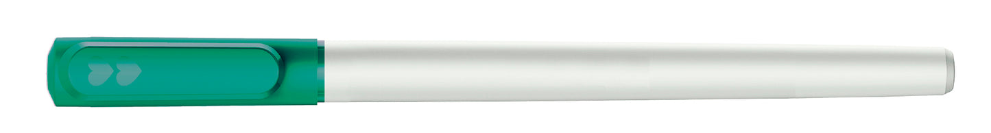 Green Paper Mate® Write Bros Stick Pen White Barrel - Blue Ink plain