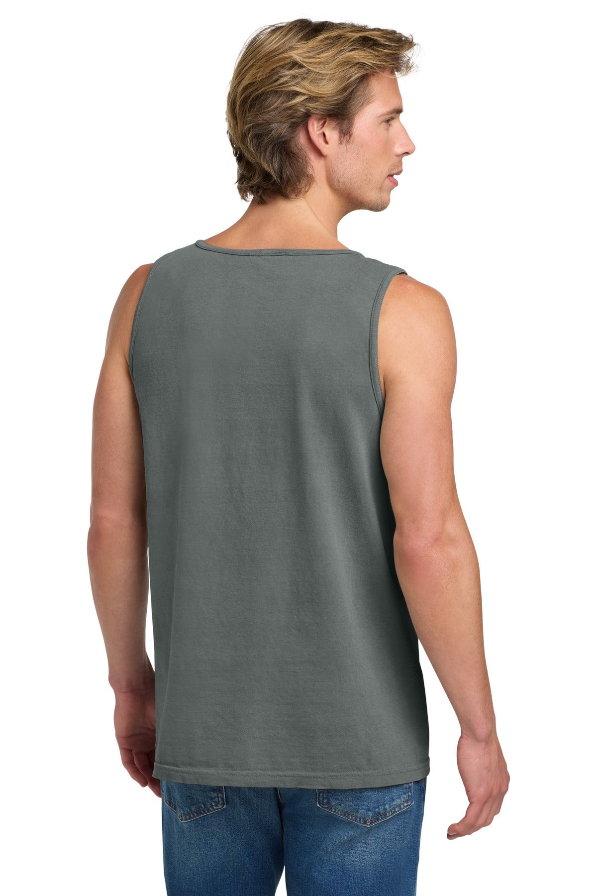 Grey COMFORT COLORS Heavyweight Ring Spun Tank Top. 9360