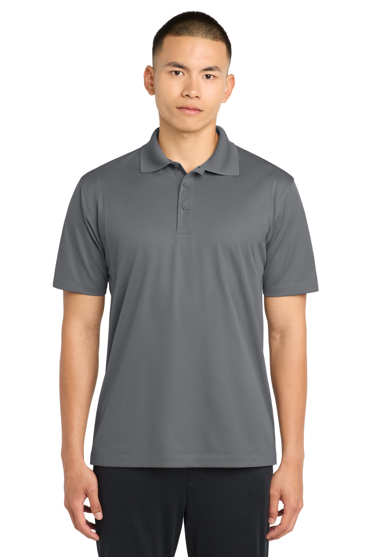 Grey Concrete Sport-Tek Micropique Sport-Wick Polo. ST650