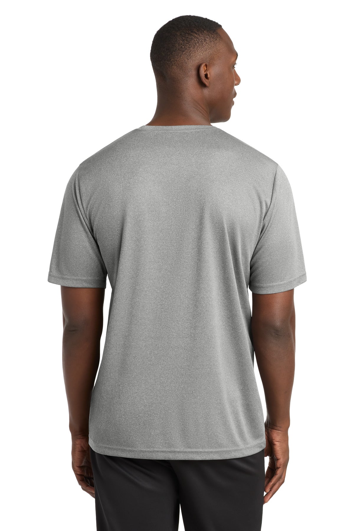 Grey Heather Sport-Tek PosiCharge RacerMesh Tee. ST340