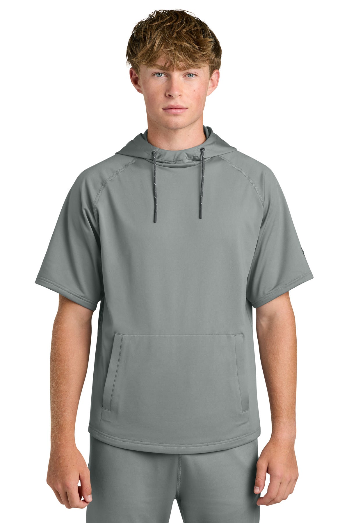 Grey Richardson Charge Performance Fleece Short Sleeve Hoodie RA7200SSH