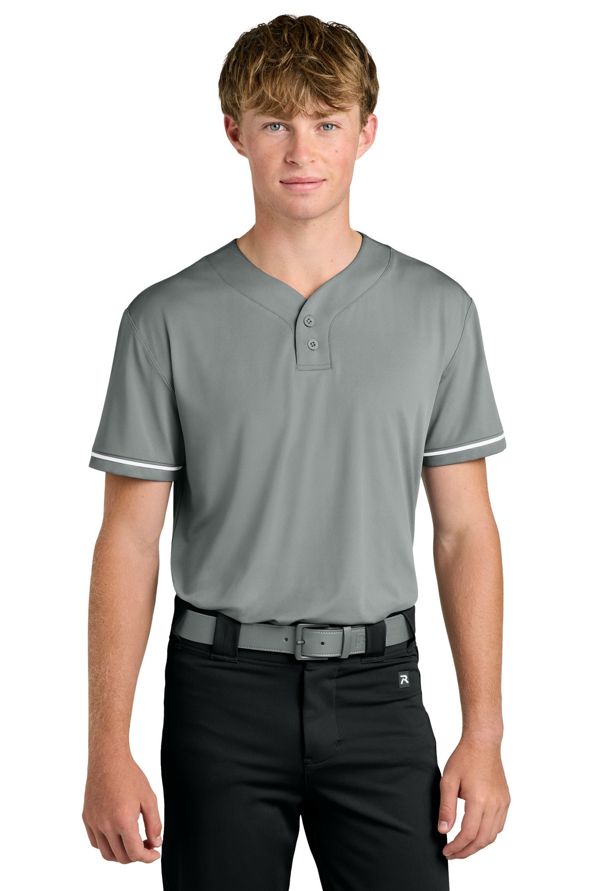 Grey Richardson Select 2-Button Baseball Jersey RA7910