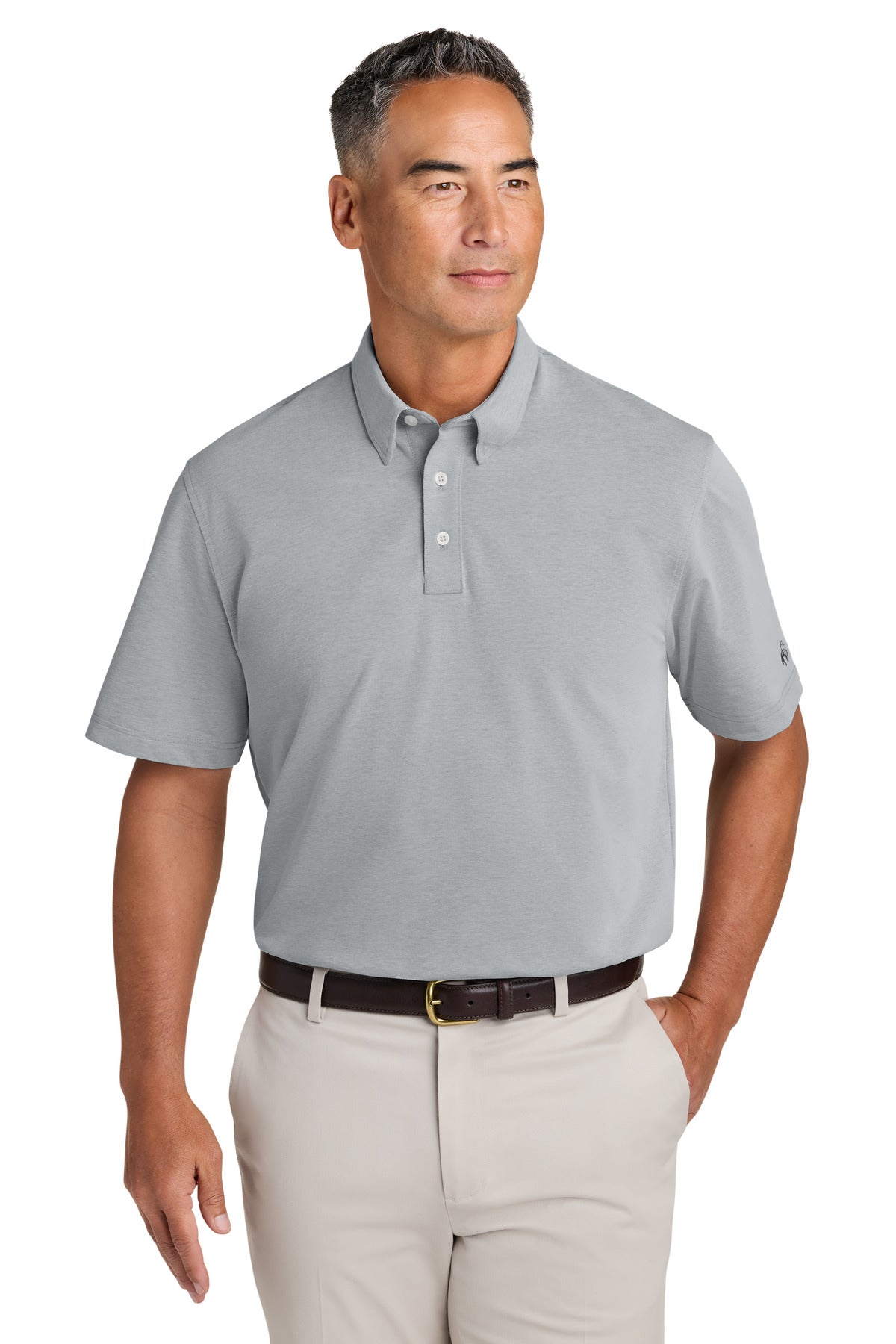 GreyEOE Brooks Brothers Pinpoint Pique Dress Polo BB18222