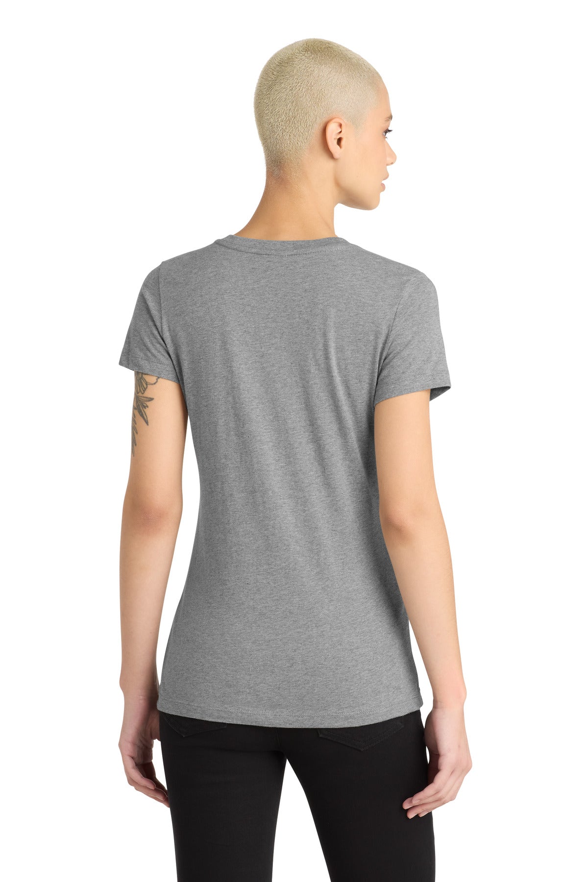 GreyFrost District Women's Perfect Blend CVC V-Neck Tee. DM1190L