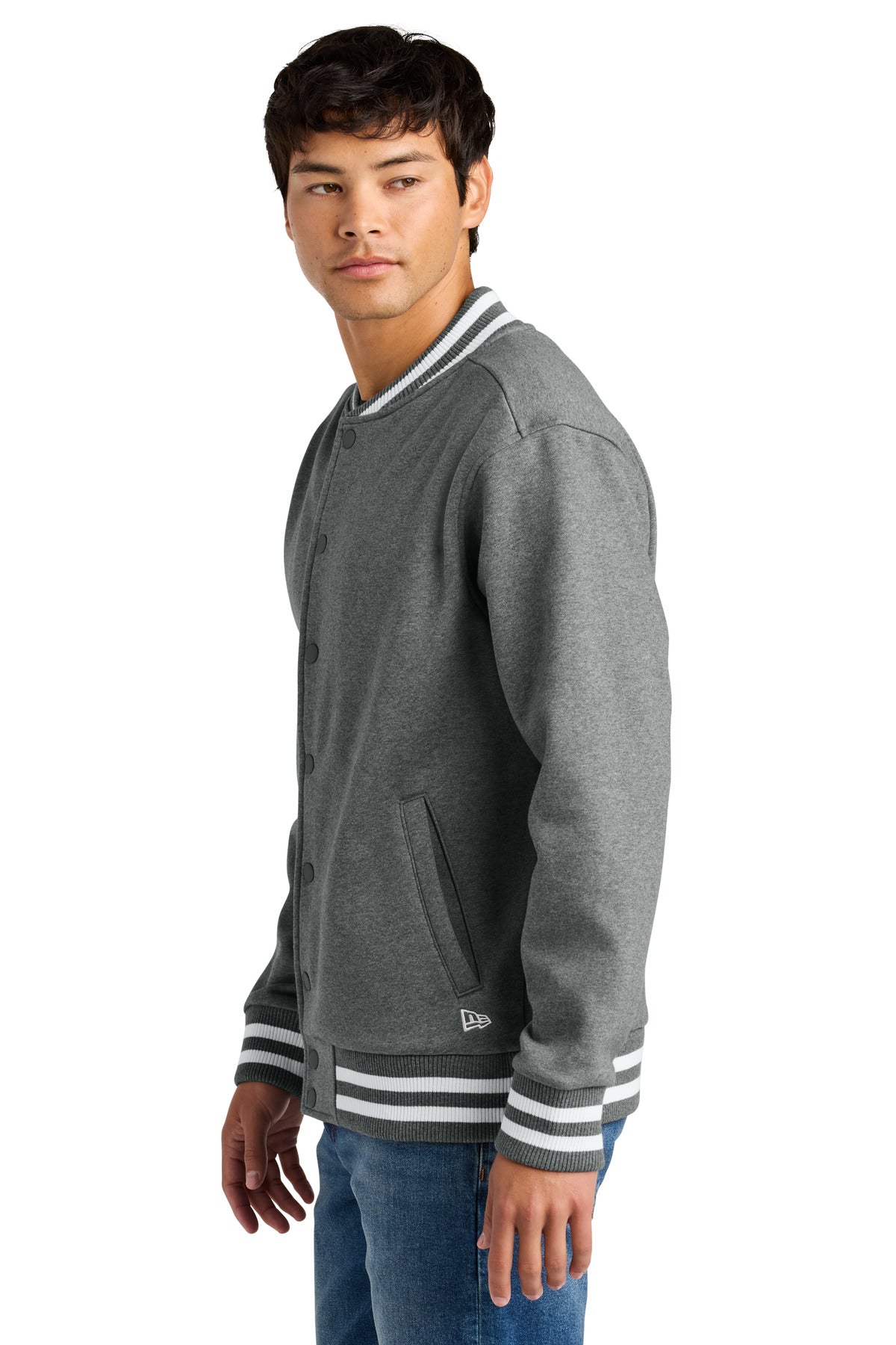 GreyFrost New Era Varsity Heavyweight Fleece Jacket NEA560