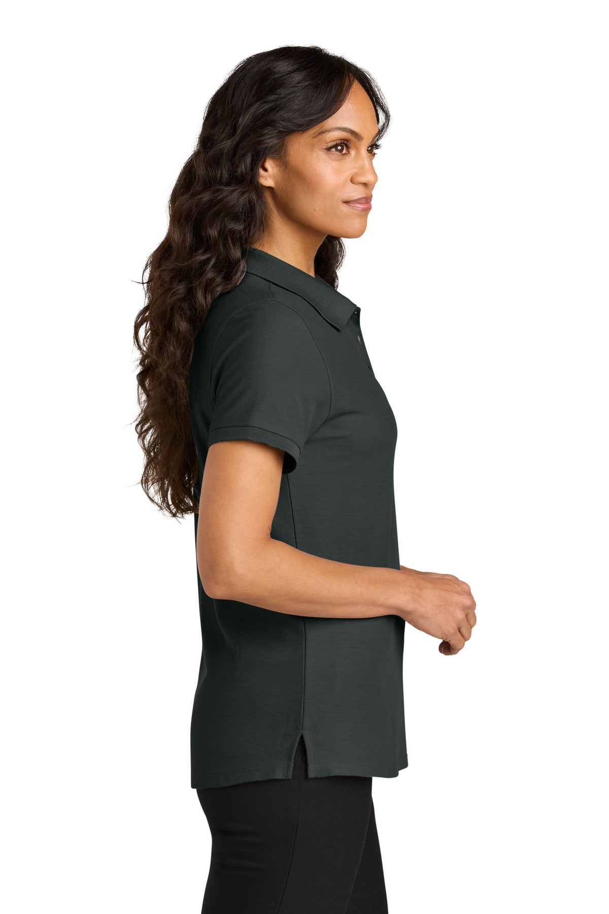 GreySmoke Port Authority Women's Wearever Signature Pique Polo LK200