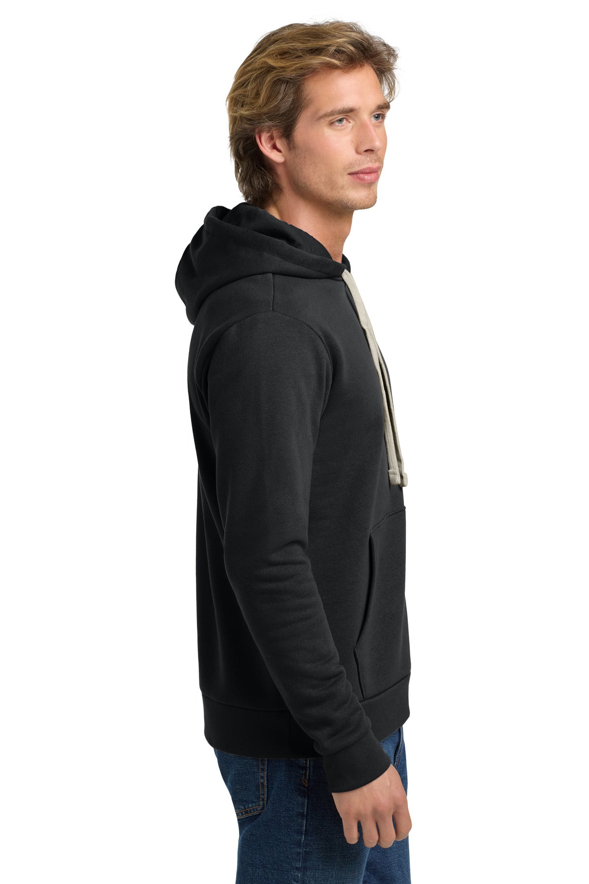 GrphBlack Next Level Apparel Adult Santa Barbara Pullover Hoodie. NL9303