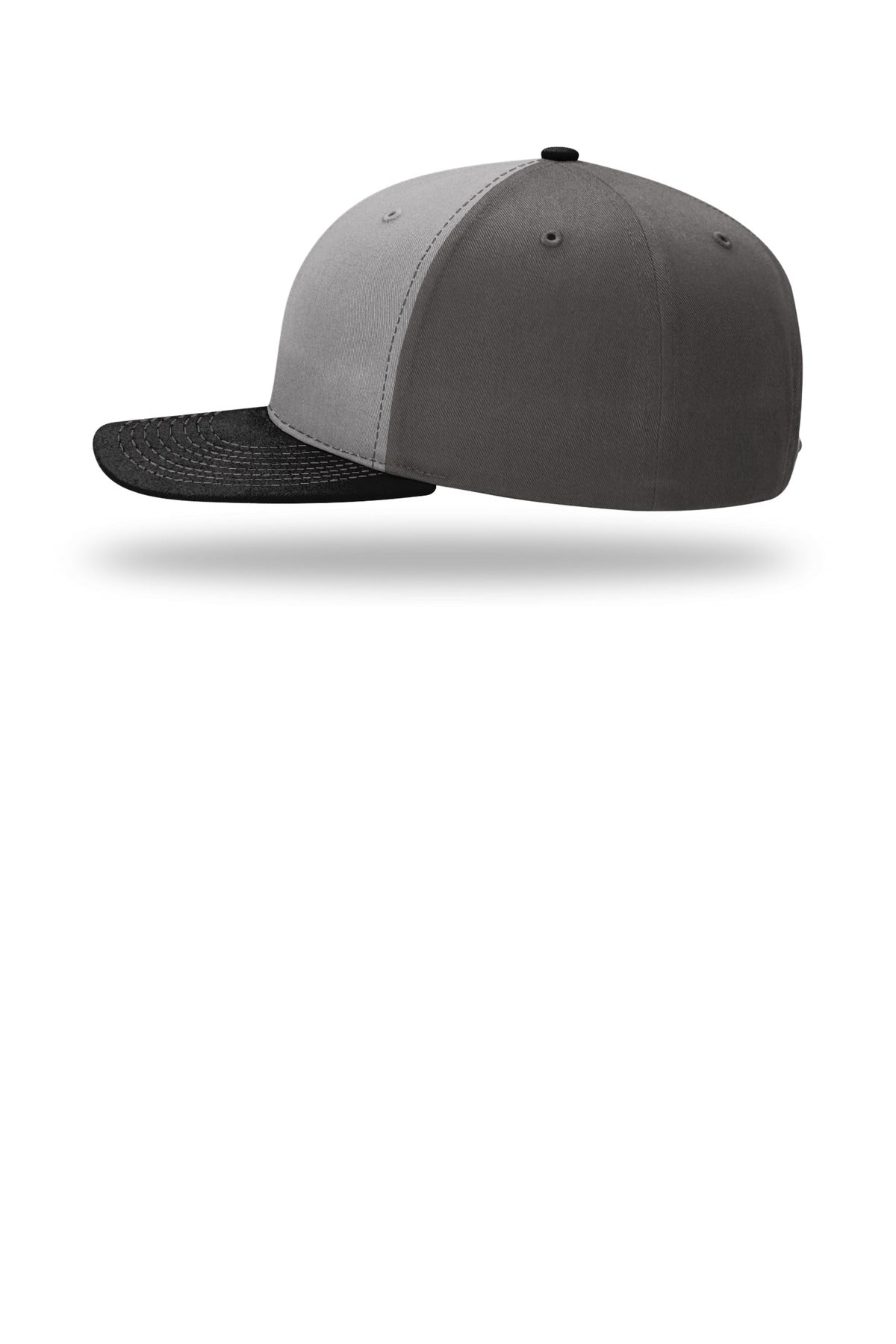 Gry/Chr/Bk Richardson Solid Twill Trucker 312