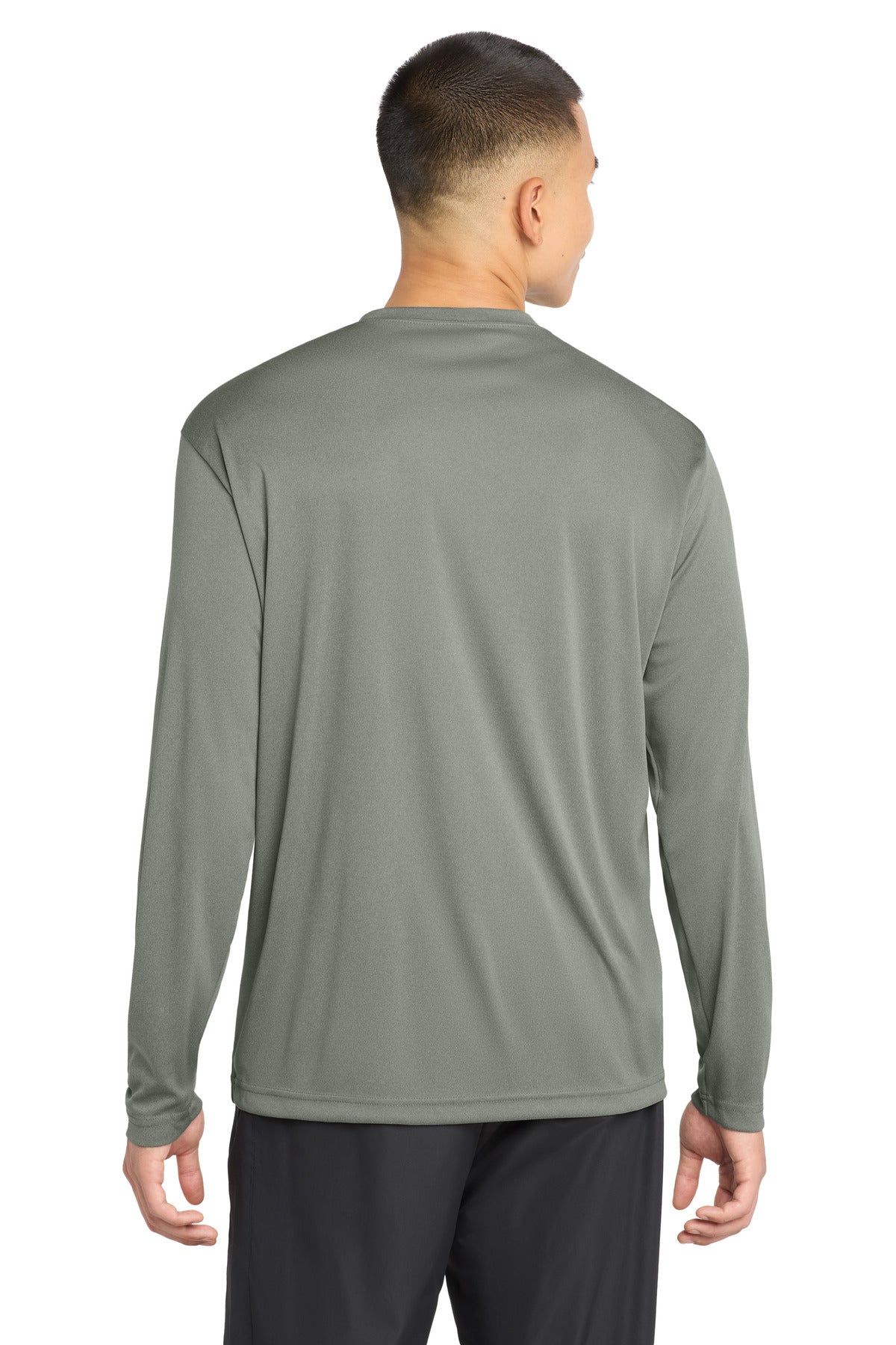 GryConHthr Sport-Tek Long Sleeve PosiCharge Competitor Tee. ST350LS
