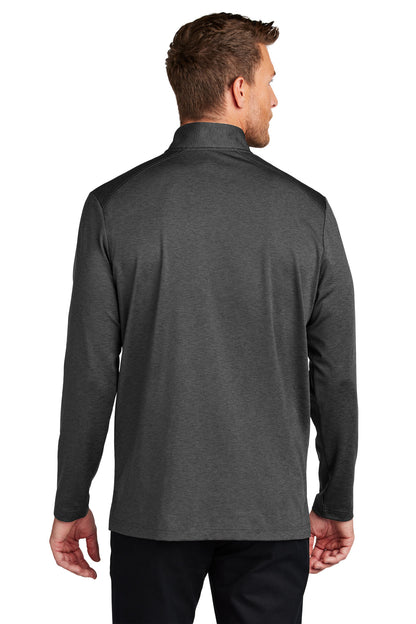 GryStlHthr Port Authority C-FREE Double Knit 1/4-Zip K880