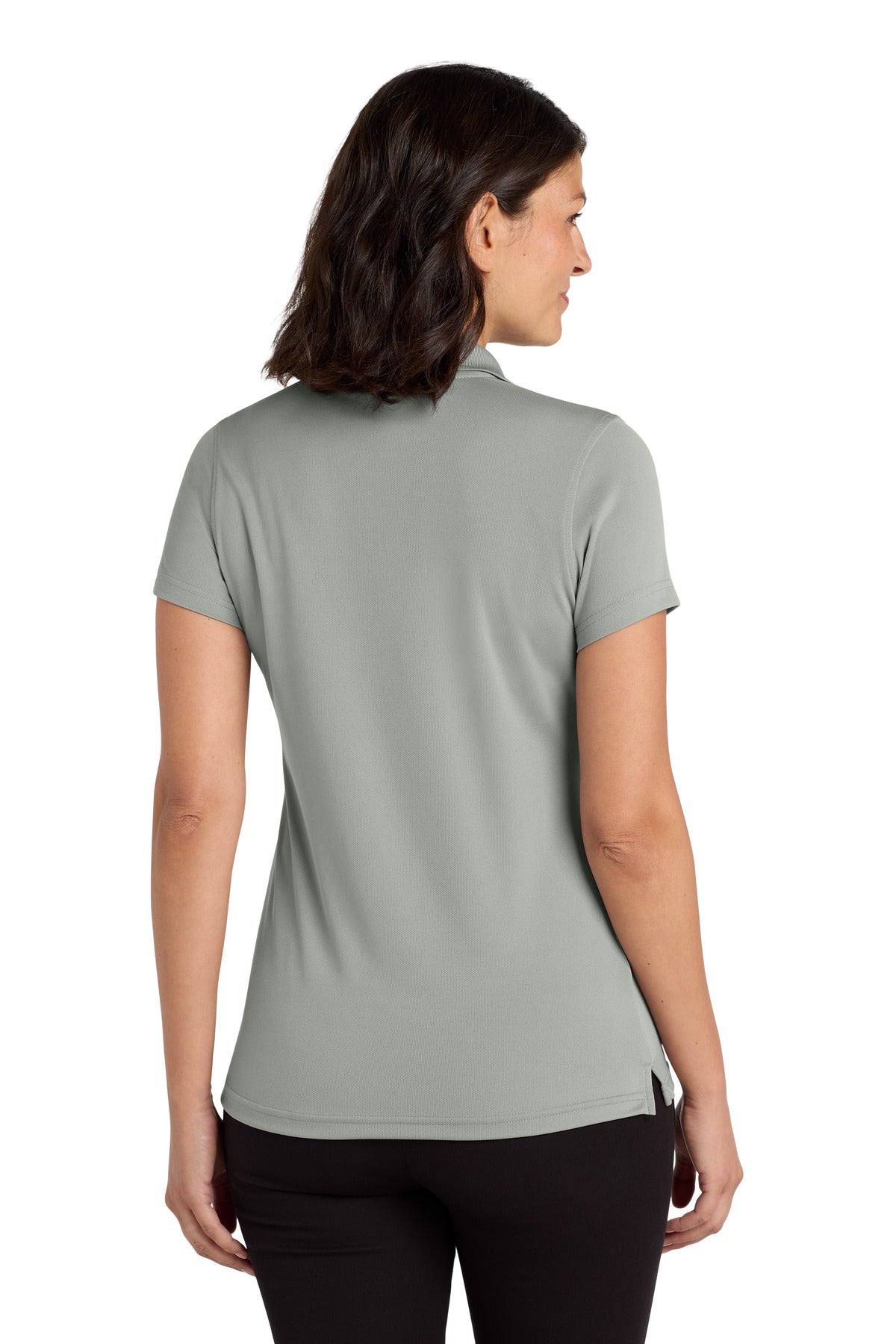 Gusty Grey Port Authority Women's Dry Zone UV Micro-Mesh Polo. LK110