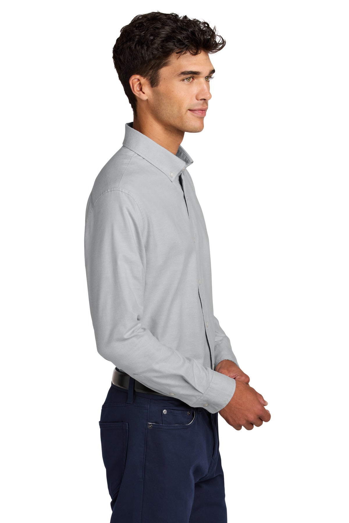 GustyGrey Mercer+Mettle Long Sleeve Modern Oxford Shirt MM2002