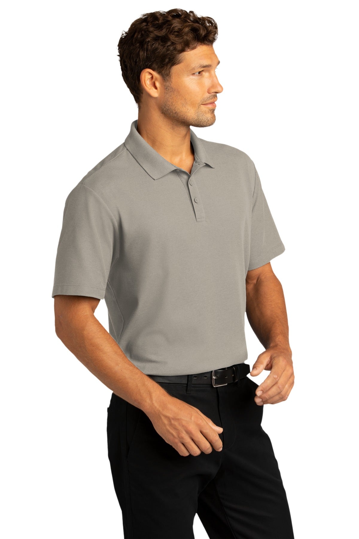 GustyGrey Port Authority SuperPro React Polo. K810