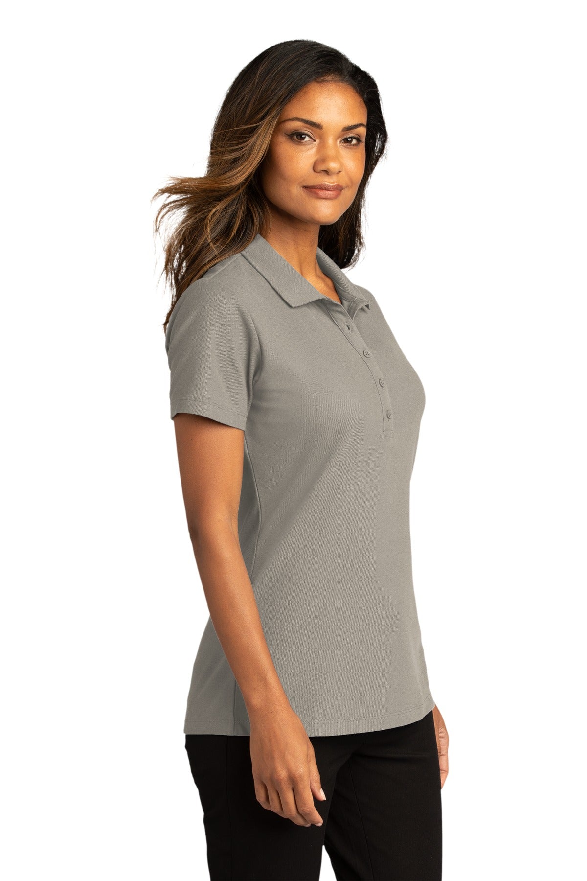 GustyGrey Port Authority Women's SuperPro React Polo. LK810