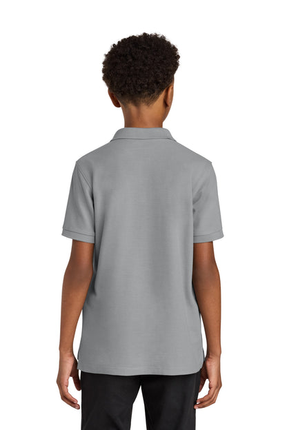 GustyGrey Port Authority Youth Wearever Signature Pique Polo Y200