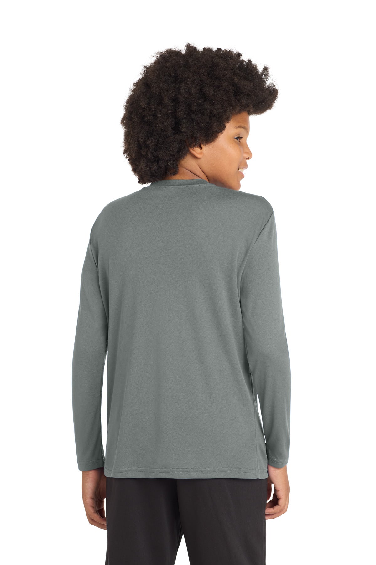 GyConcrete Sport-Tek Youth Long Sleeve PosiCharge Competitor Tee. YST350LS