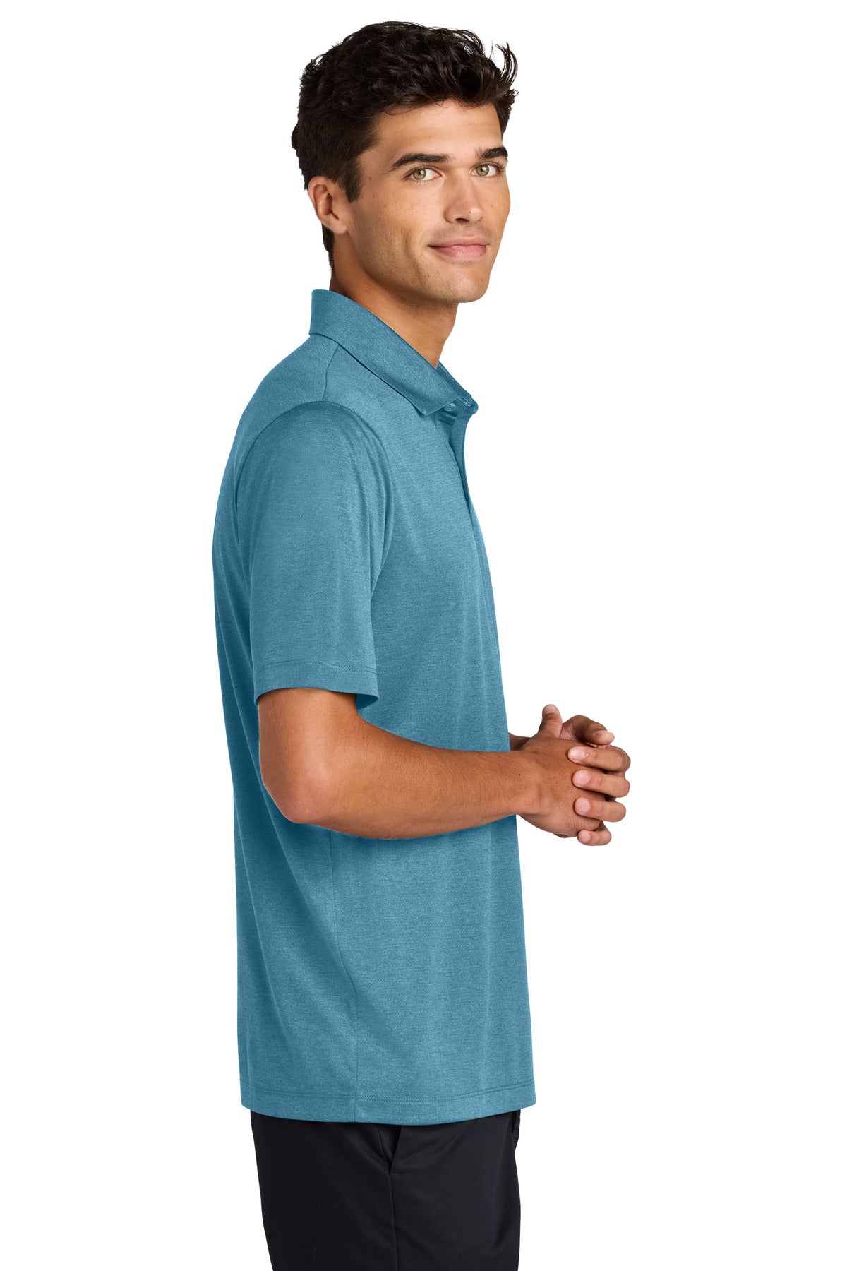 HarborBlHt Mercer+Mettle Recharge Jersey Polo MM1020