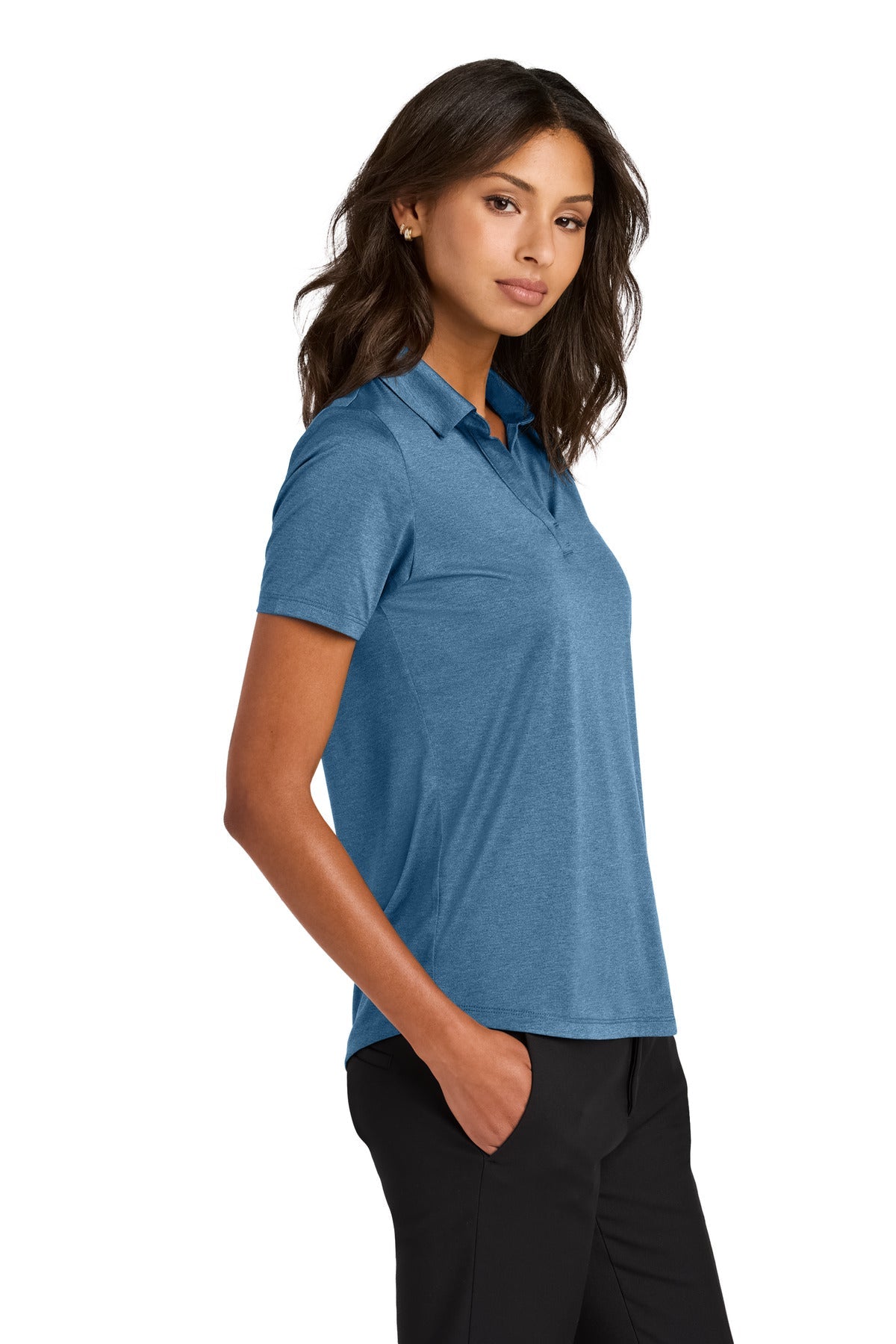 HarborBlHt Mercer+Mettle Women's Recharge Jersey Polo MM1021