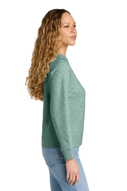 HdDstySage District Women's V.I.T. Fleece Crew DT6105