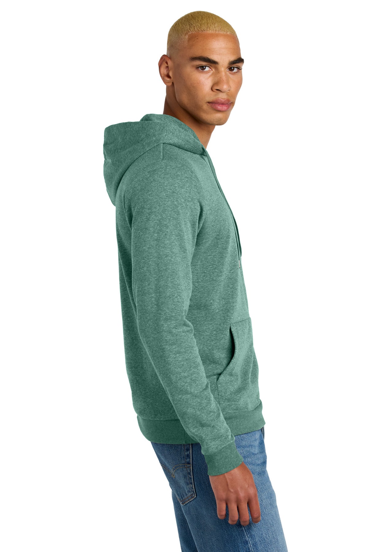 HdEuclpsBl District Perfect Tri Fleece Pullover Hoodie DT1300