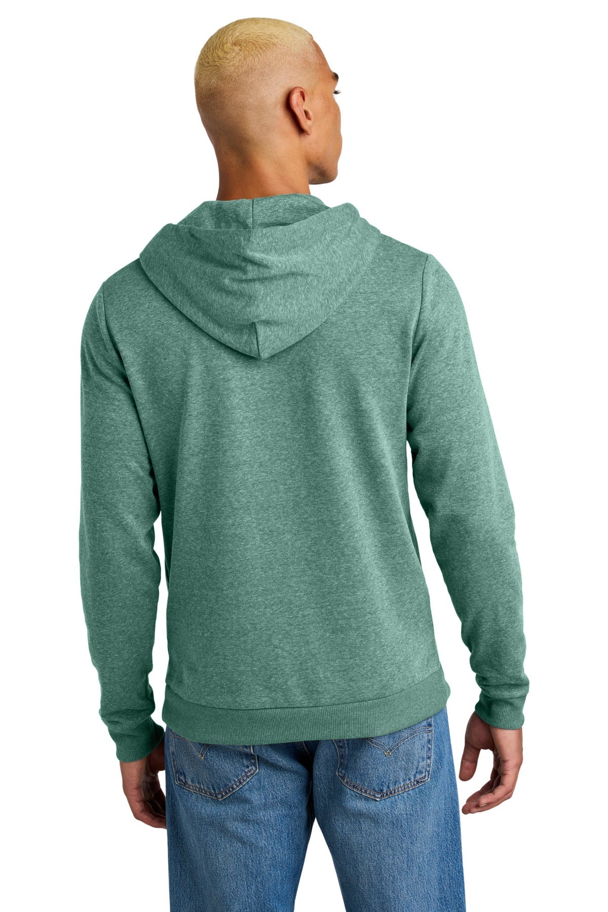 HdEuclpsBl District Perfect Tri Fleece Pullover Hoodie DT1300
