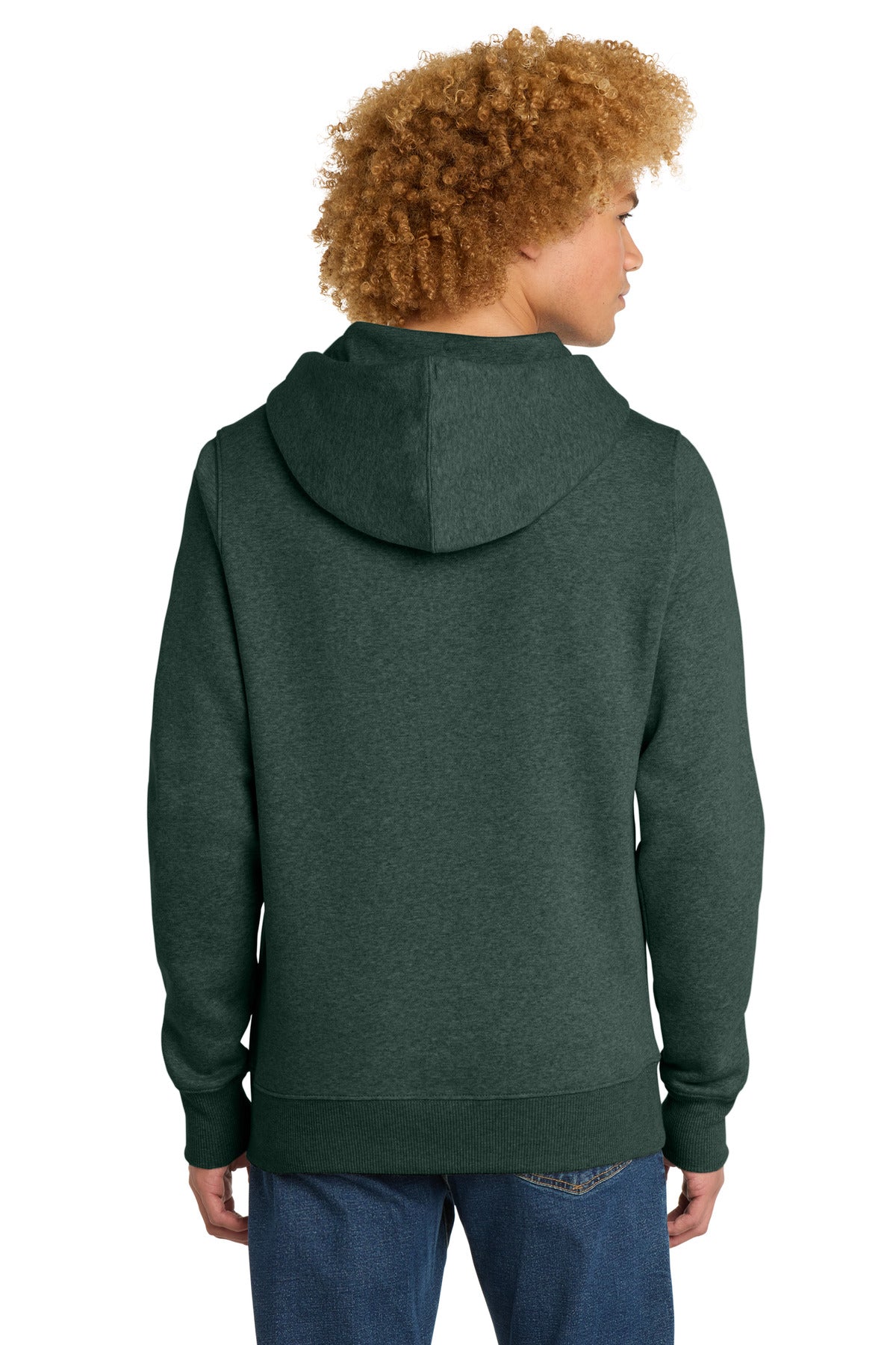 He Forest Grn District Perfect Weight Fleece Hoodie DT1101