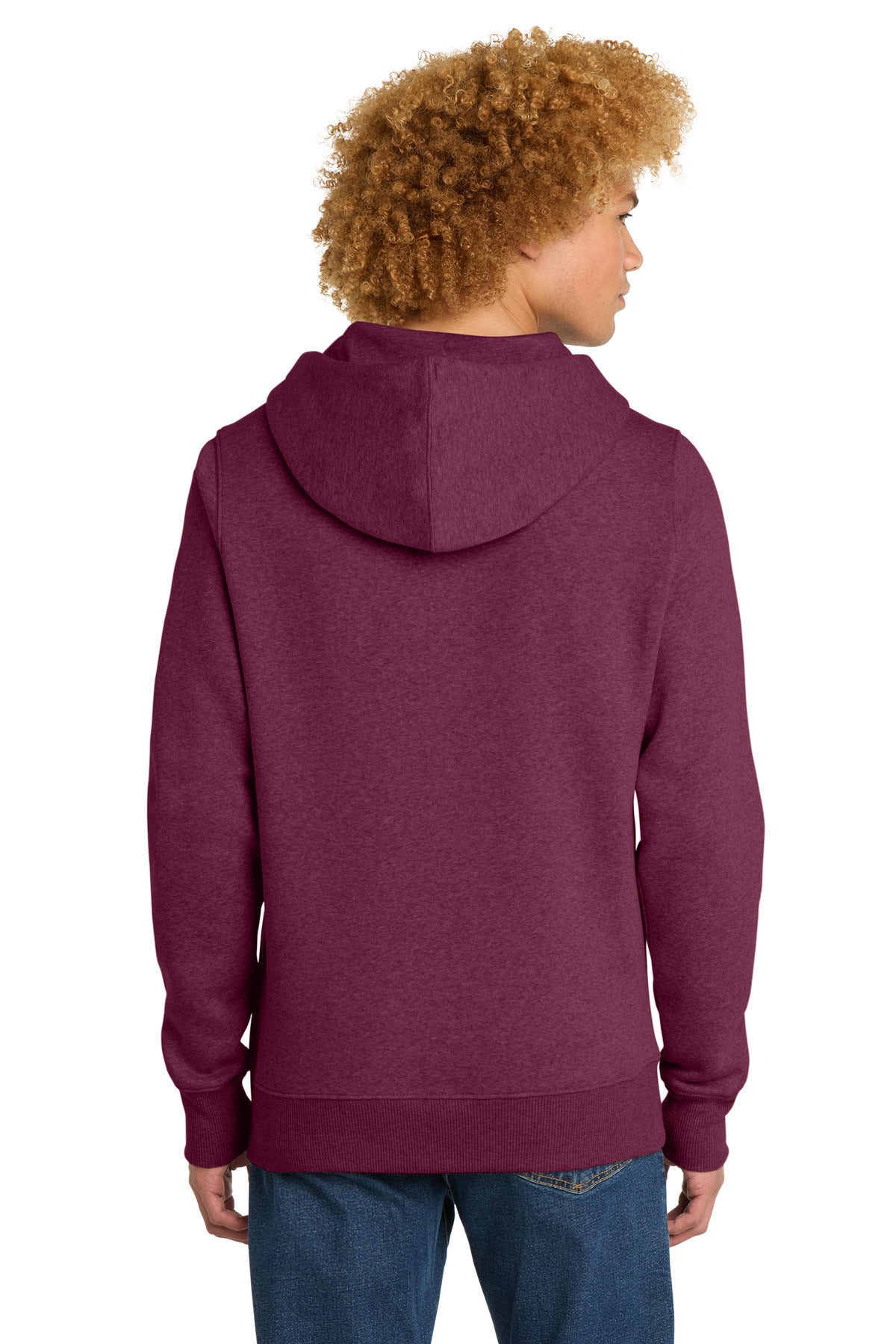 He Loganberry District Perfect Weight Fleece Hoodie DT1101