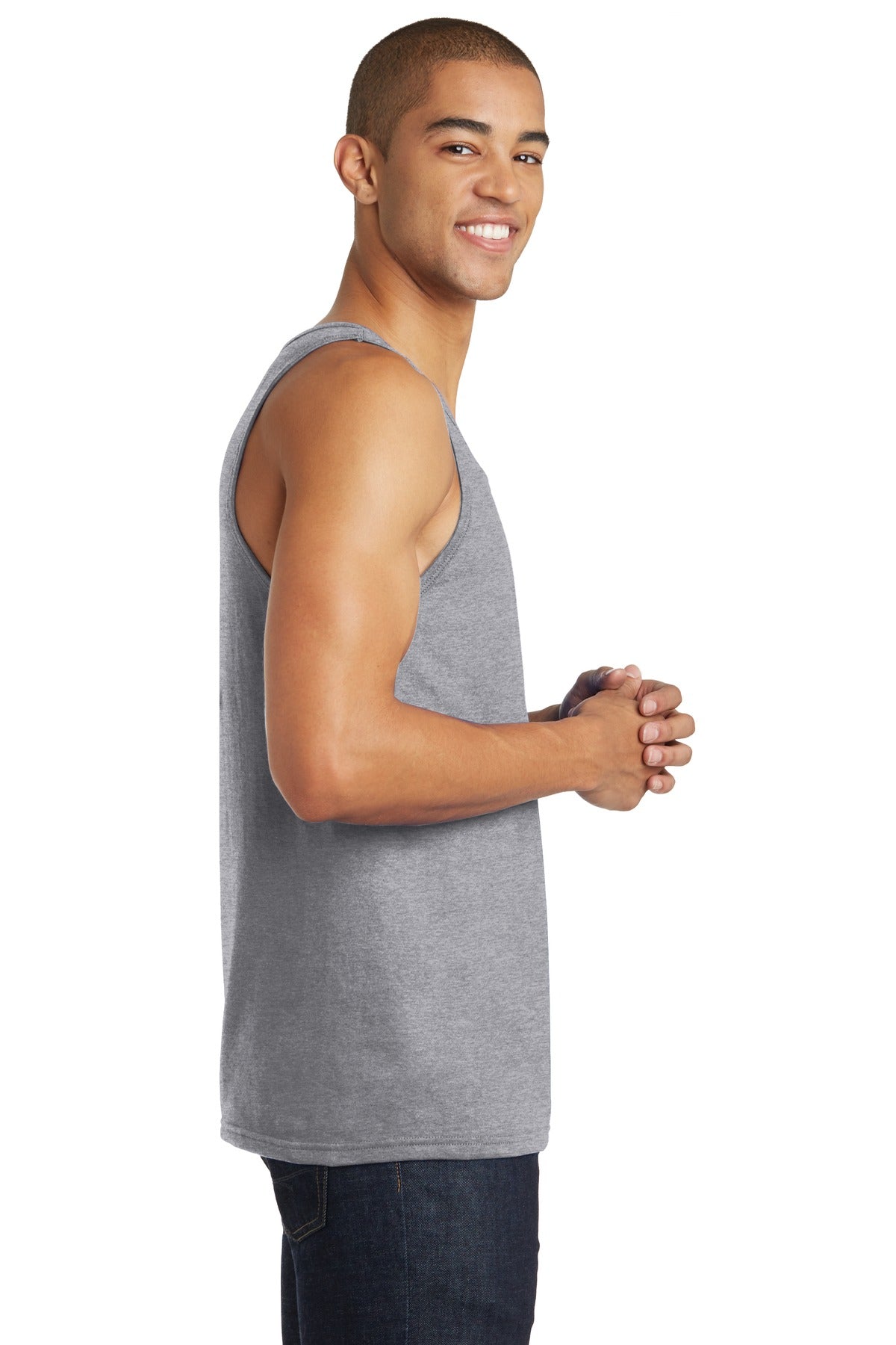 Heather Grey District The Concert Tank . DT5300