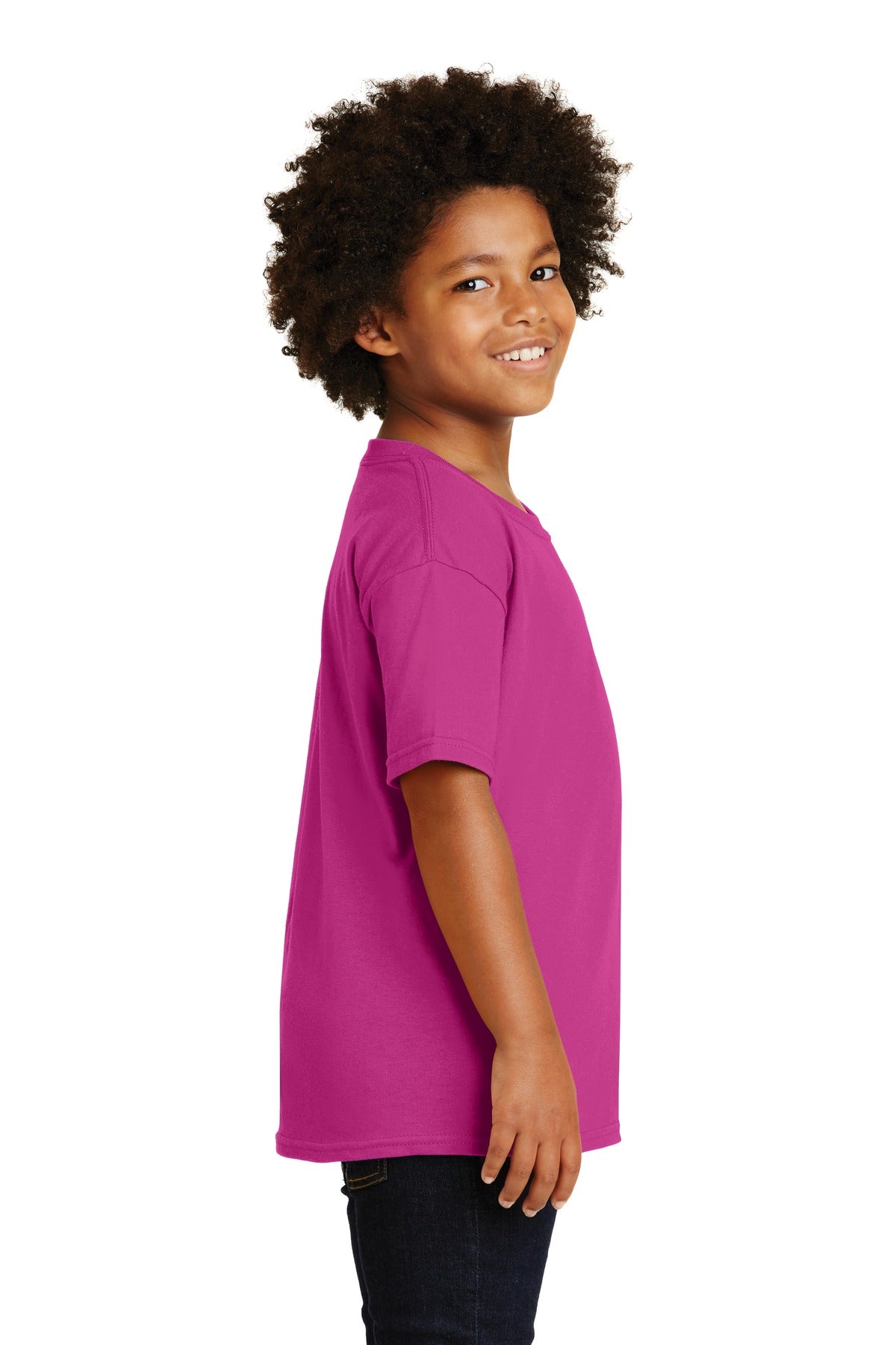 Heliconia Gildan - Youth Heavy Cotton 100% Cotton T-Shirt. 5000B