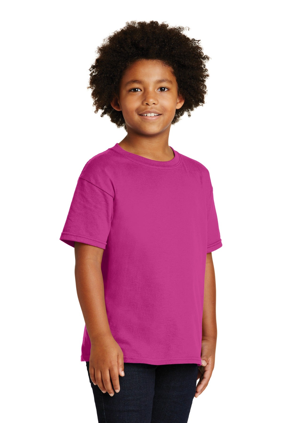 Heliconia Gildan - Youth Heavy Cotton 100% Cotton T-Shirt. 5000B
