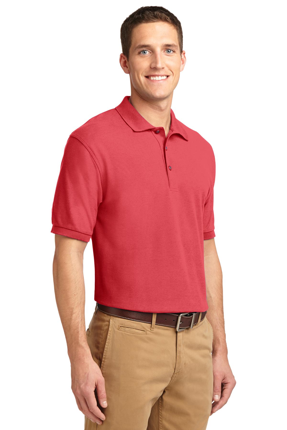 Hibiscus Port Authority Extended Size Silk Touch Polo K500ES
