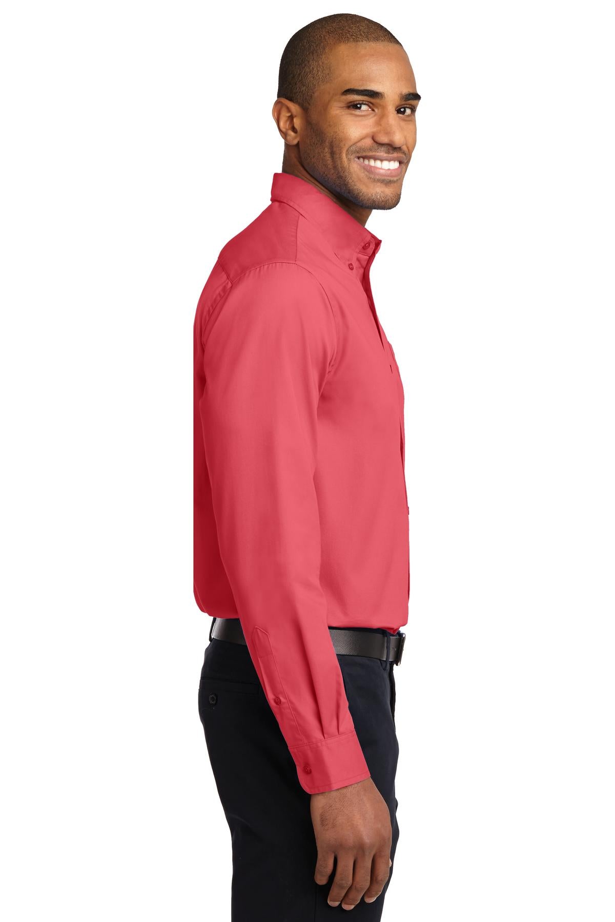 Hibiscus Port Authority Long Sleeve Easy Care Shirt S608