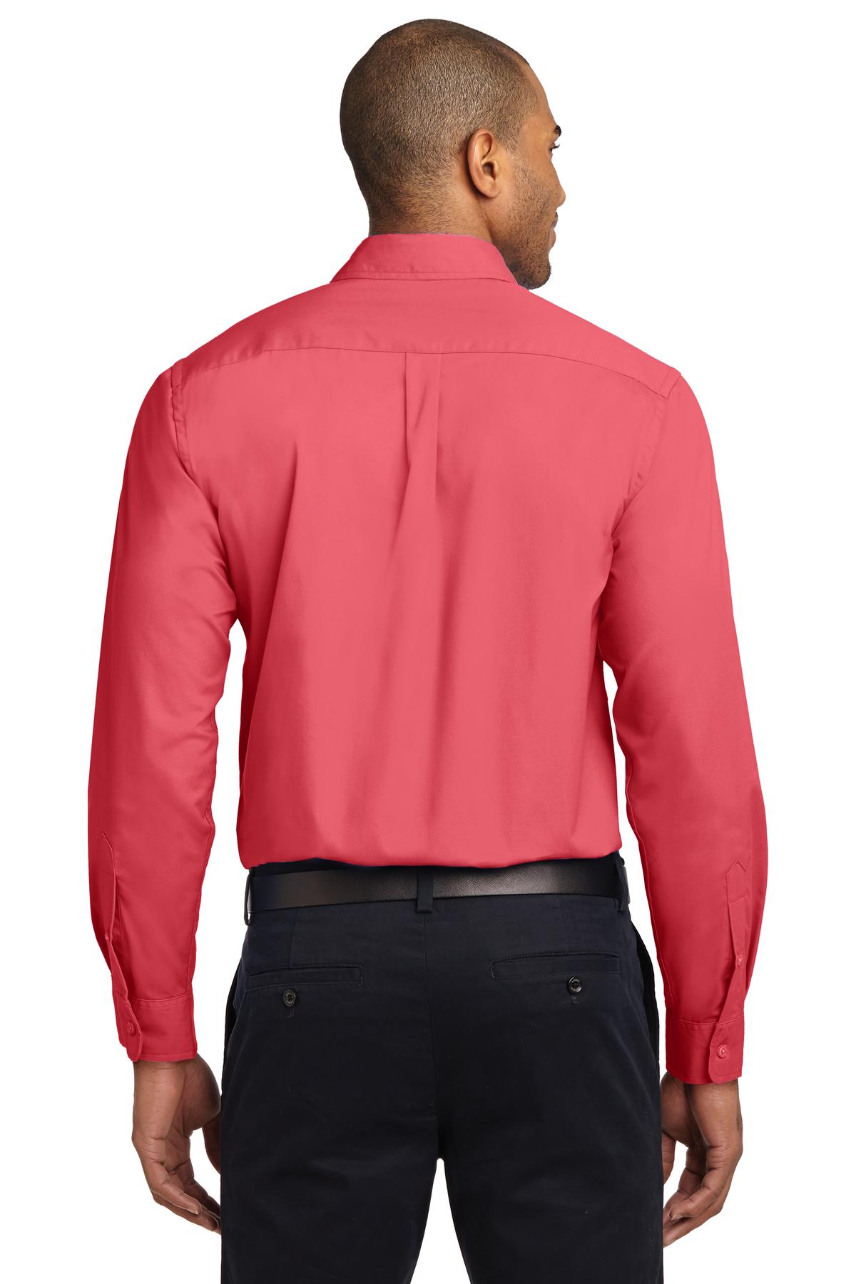 Hibiscus Port Authority Long Sleeve Easy Care Shirt S608