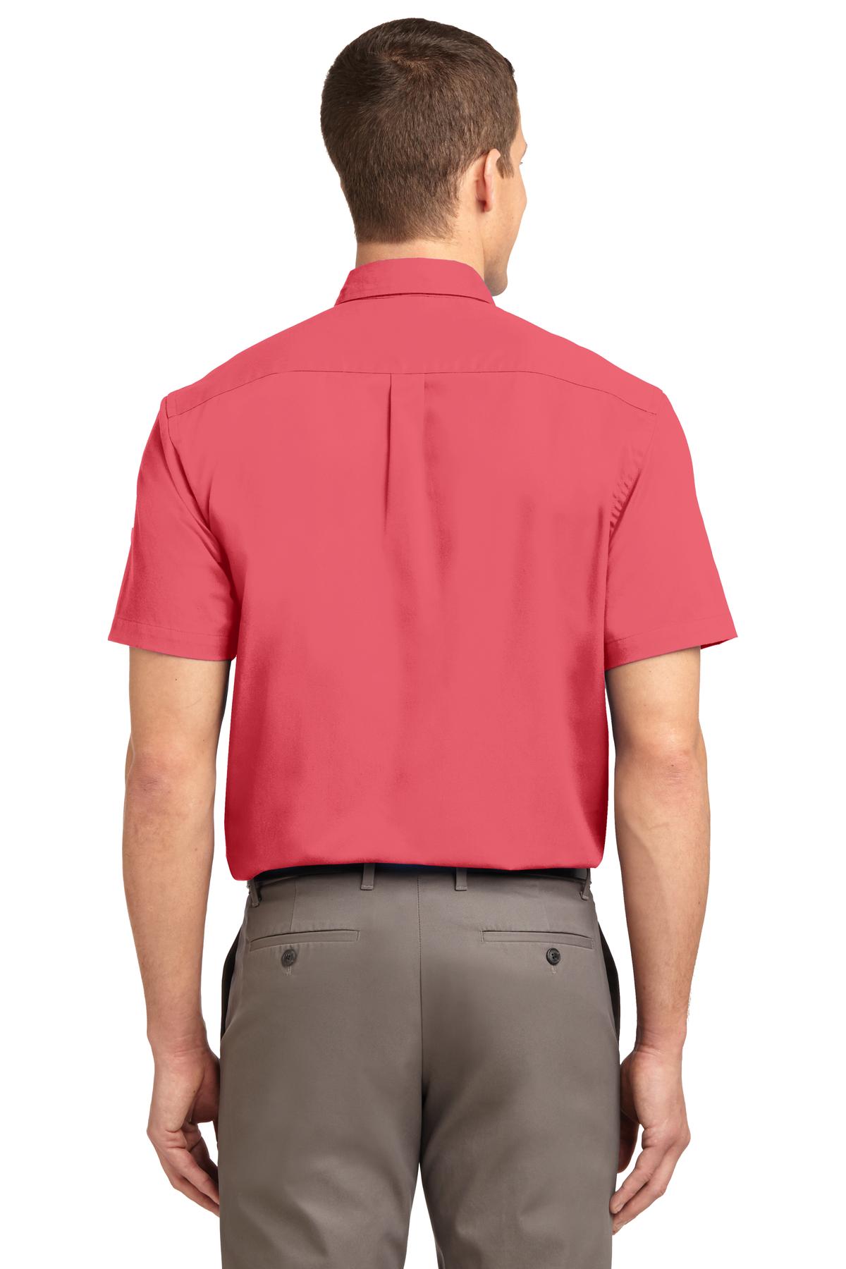 Hibiscus Port Authority Short Sleeve Easy Care Shirt. S508
