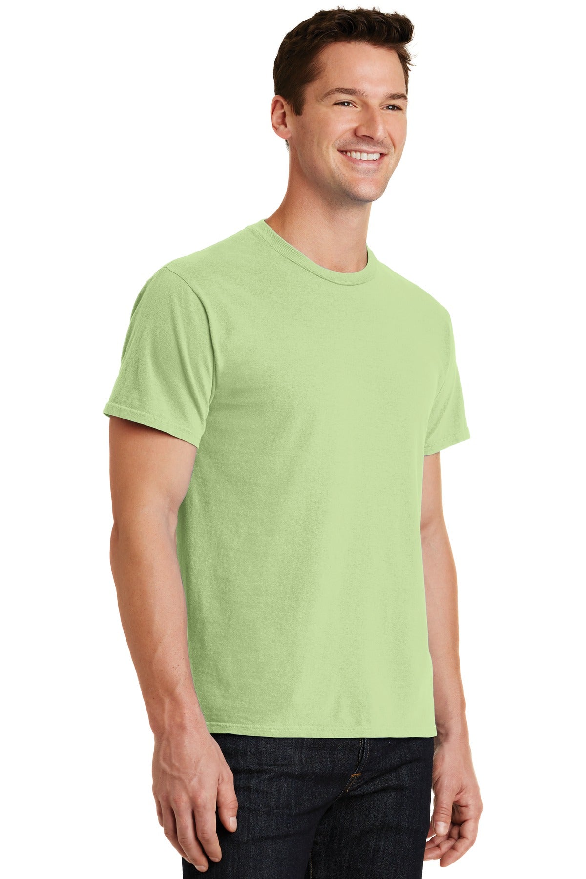 Honeydew Port & Co Beach Wash Garment-Dyed Tee. PC099