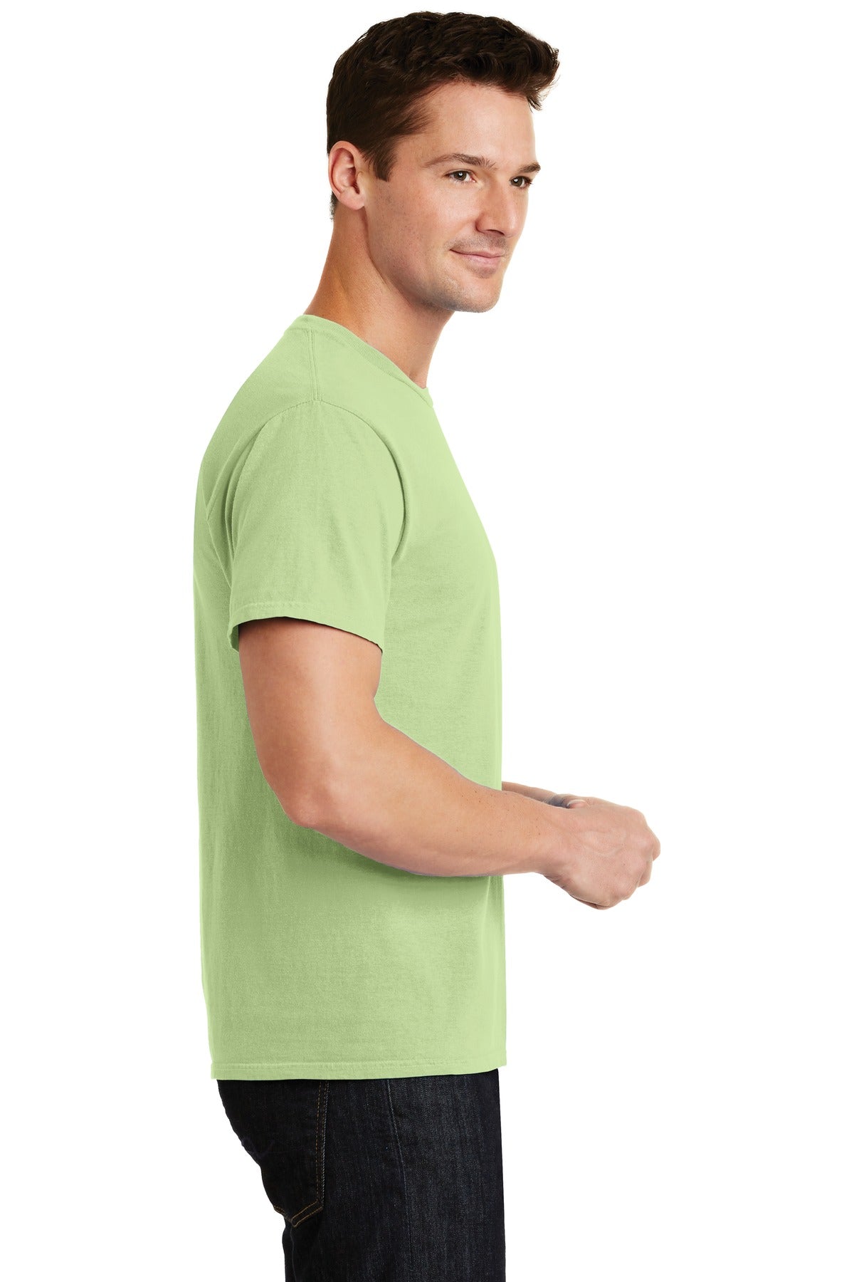 Honeydew Port & Co Beach Wash Garment-Dyed Tee. PC099