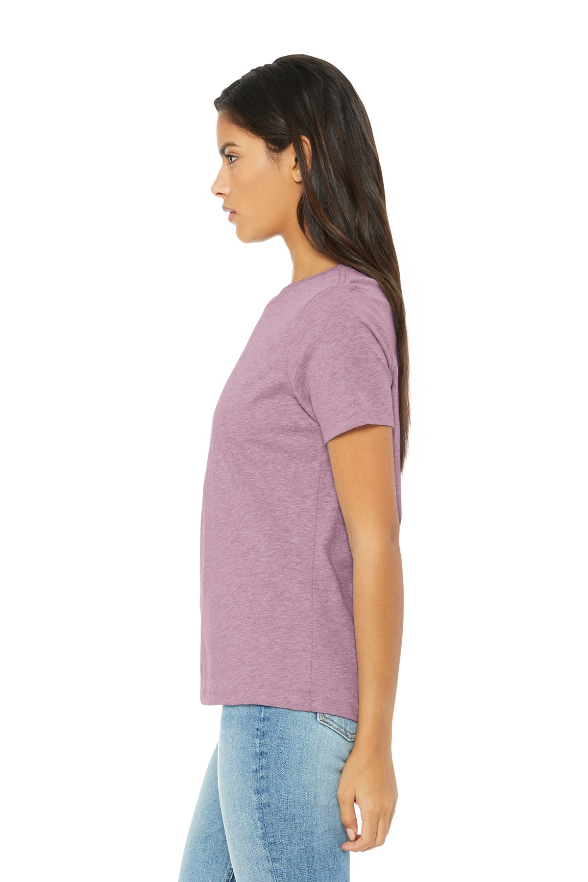 HPsmLilac BELLA+CANVAS Women's Relaxed CVC Tee BC6400CVC