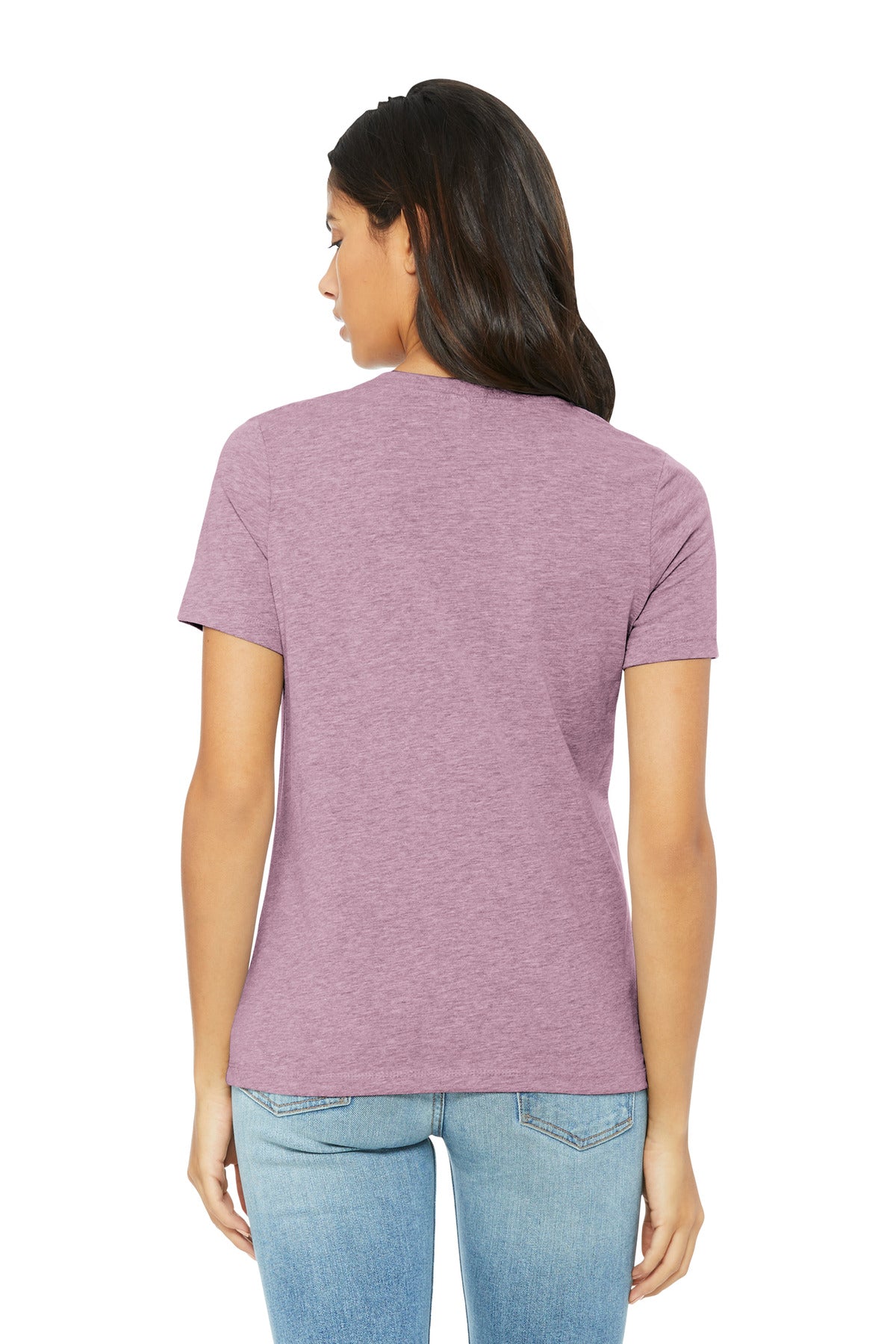 HPsmLilac BELLA+CANVAS Women's Relaxed CVC Tee BC6400CVC