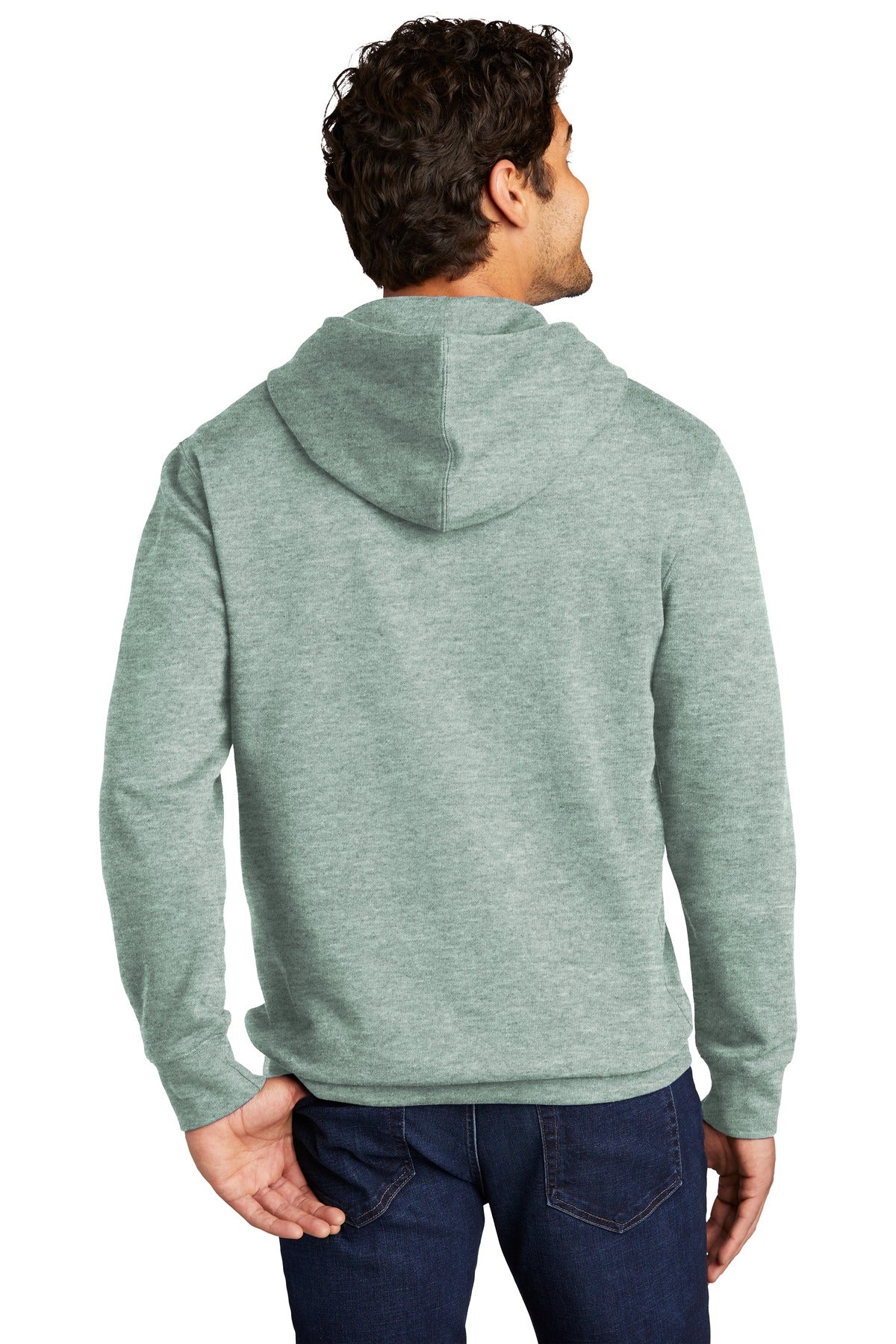Ht Dusty Sage District V.I.T. Fleece Hoodie DT6100