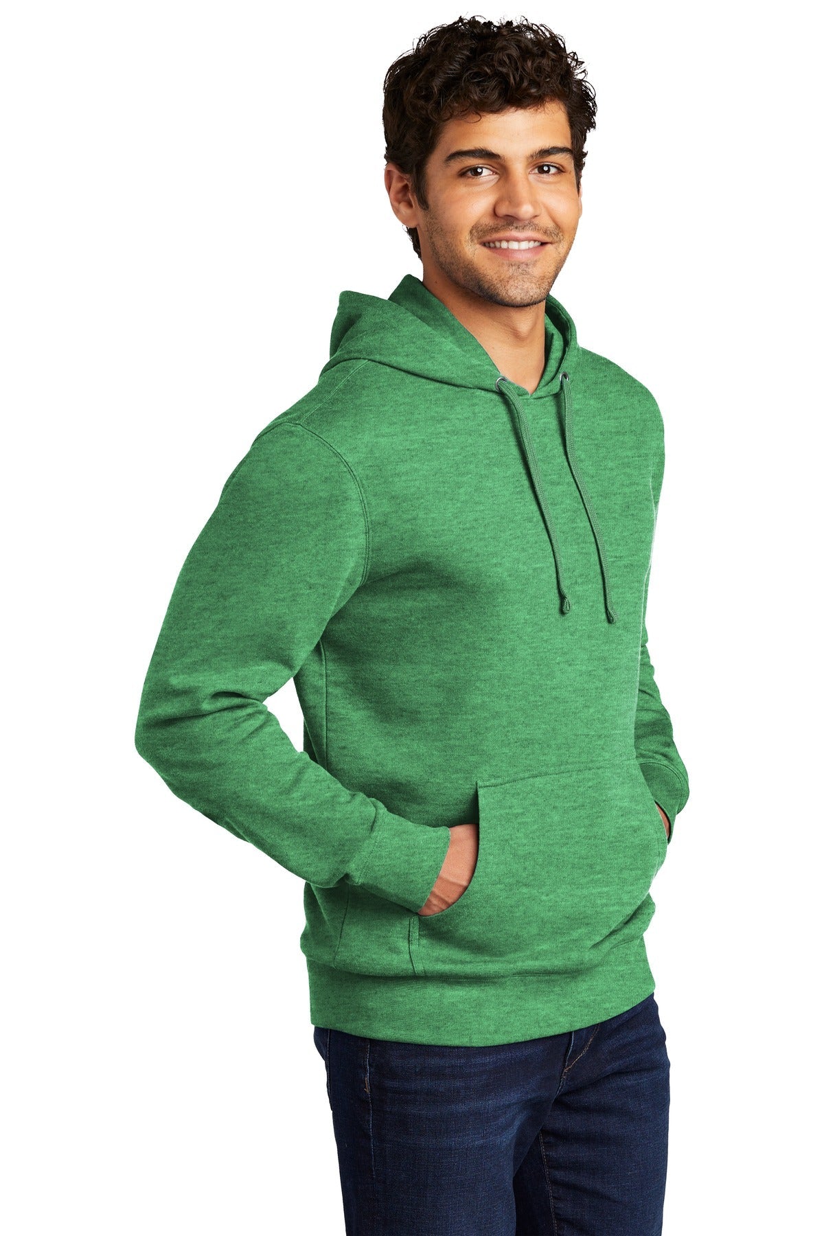 Ht Kelly Green District V.I.T. Fleece Hoodie DT6100